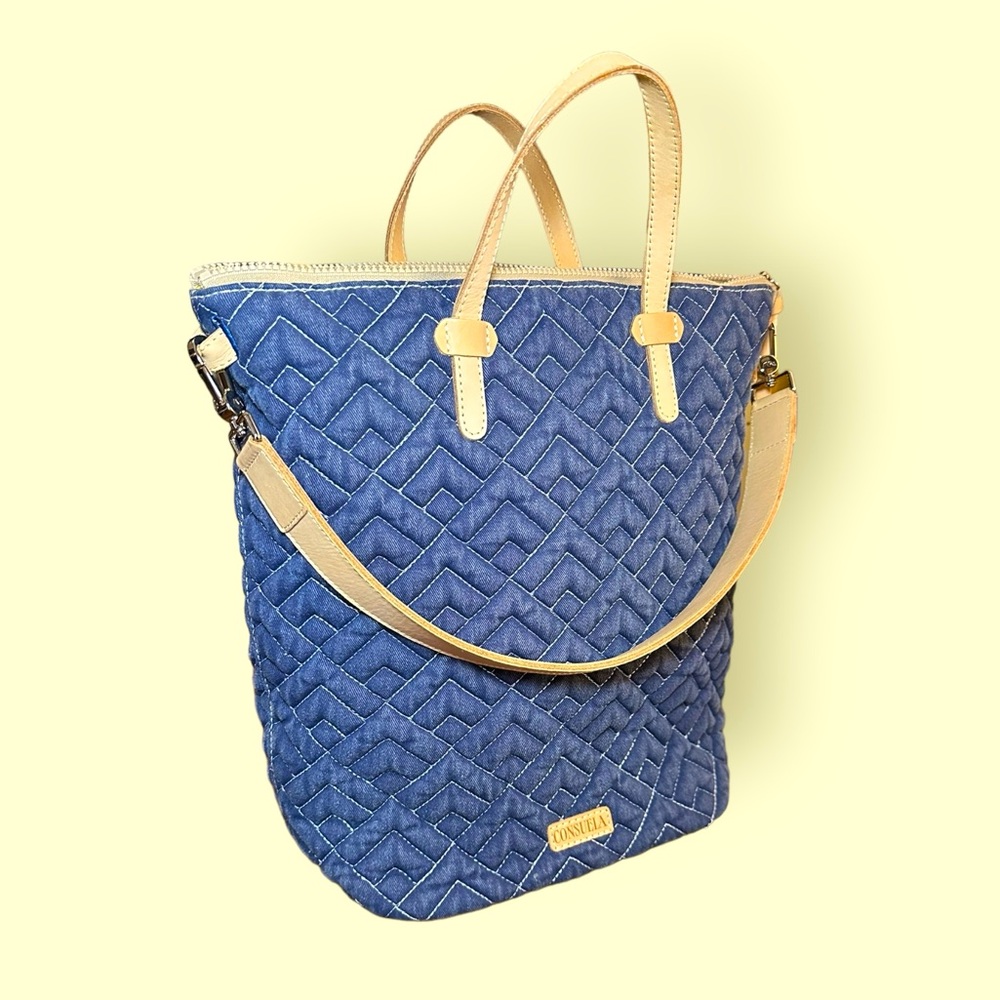 Consuela Sling bag Abby shoulder crossbody removable straps tote backpack blue